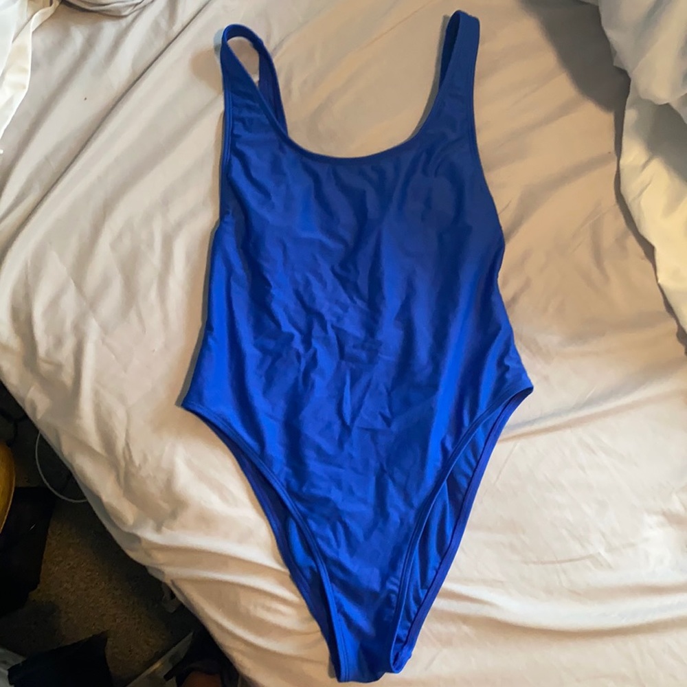 Target one piece swimsuit. Royal blue